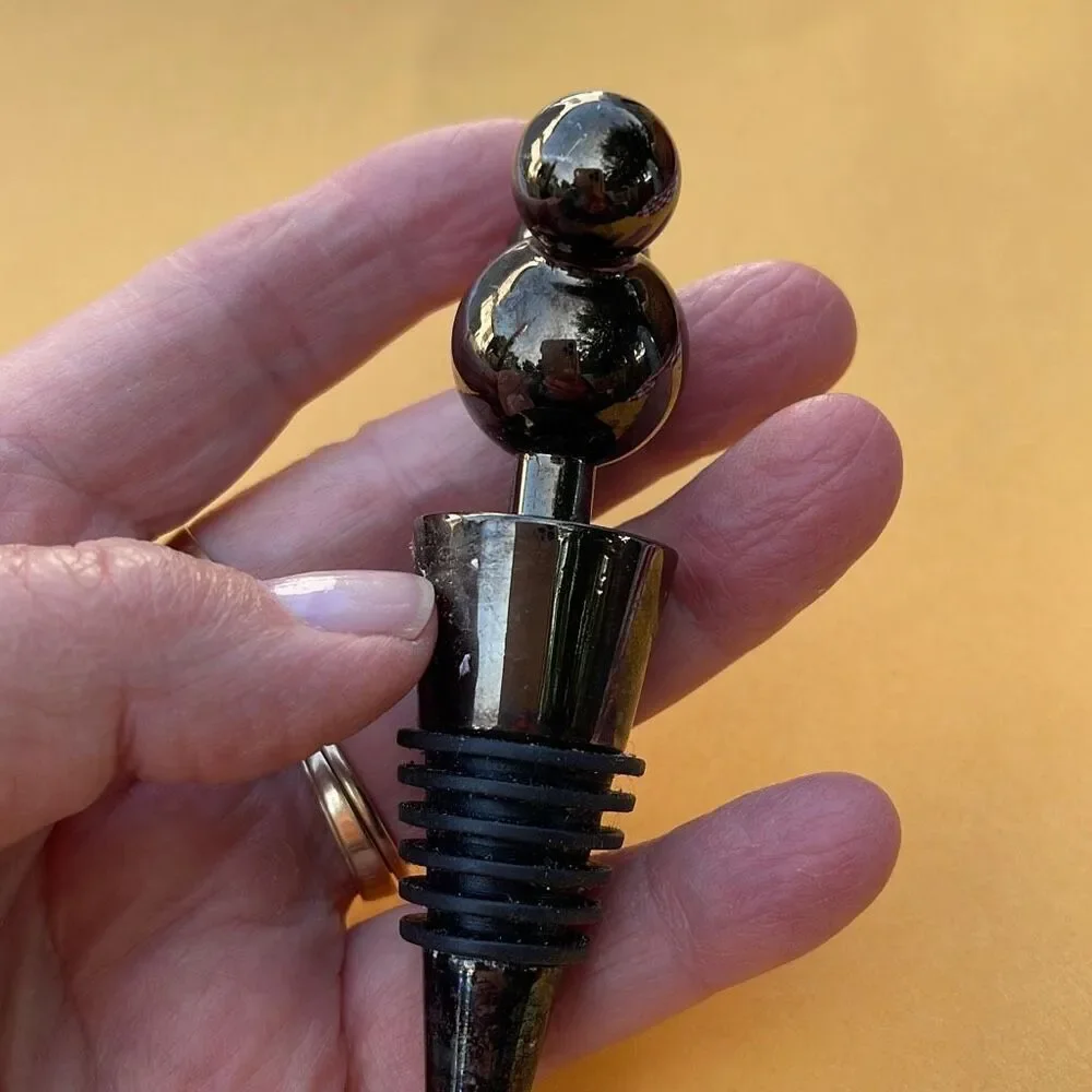 Walt Disney Mickey Mouse head wine bottle stopper